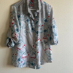 johnny was silk blouse
